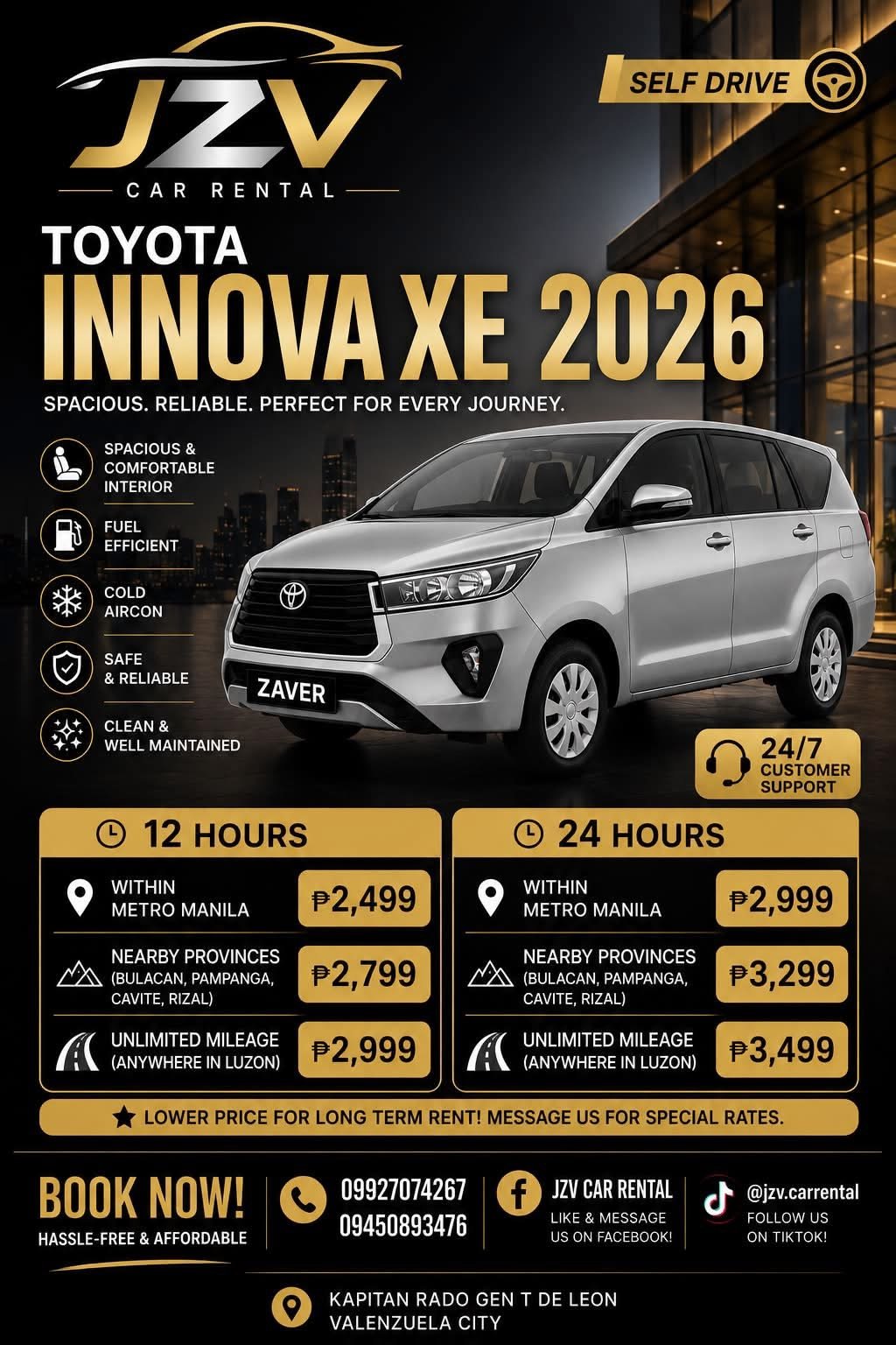 Toyota Innova XE 2026